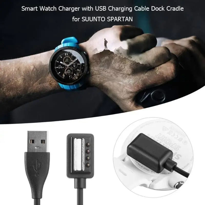 Ceas inteligent USB de Încărcare Rapidă Cablul de încărcare de Andocare Leagăn Pentru Suunto Spartan Sport Ultra Smartwatch Incarcator USB Pentru Suunto Spartan 1