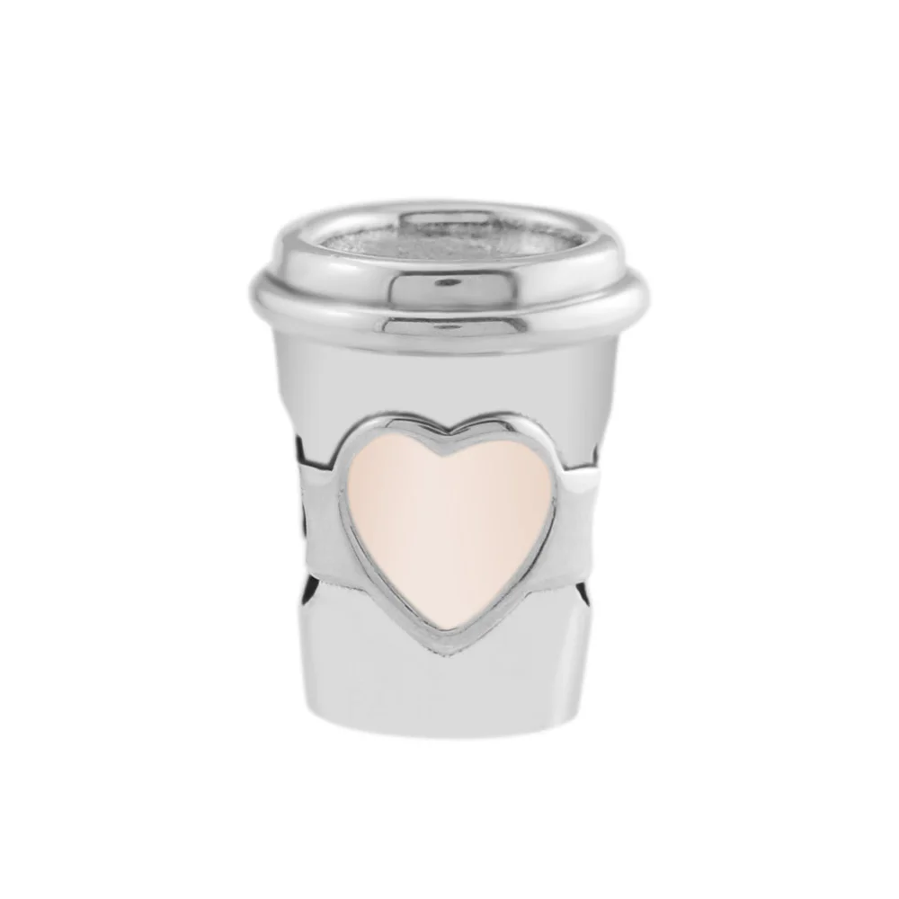 Ceașcă De Cafea Bea Pentru A Merge Farmec Sterling Argint Bijuterii Se Potriveste Original Argint 925 Farmecul Bratari Pentru Femei 1