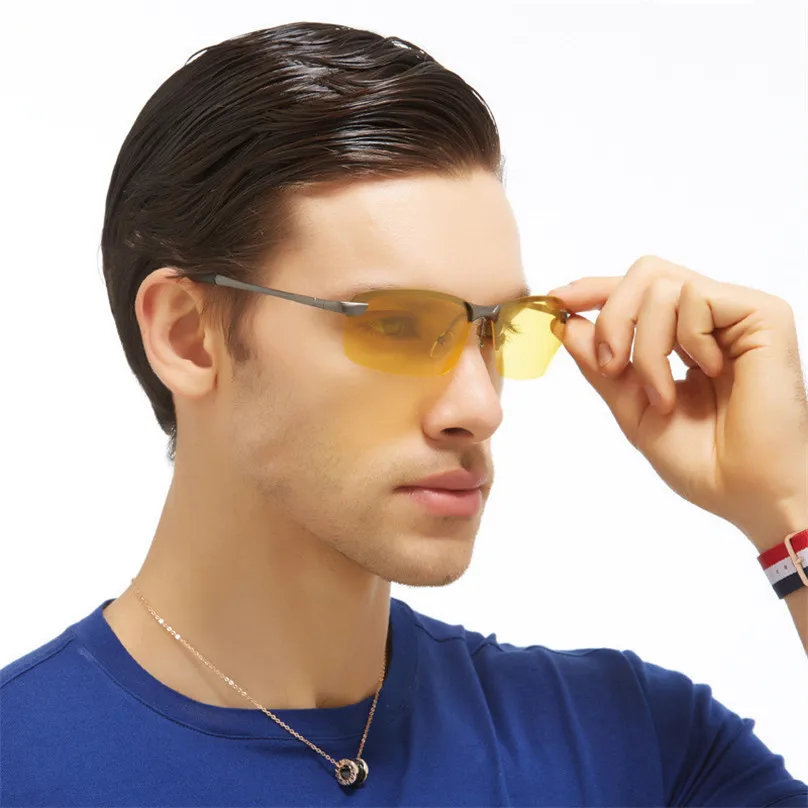 CHUN 2019 new Sosire Bărbați Ochelari Conducătorii Auto de Noapte Viziune Ochelari de protecție Anti-Orbire ochelari de Soare Polarizat ochelari de Soare de Conducere M4 1