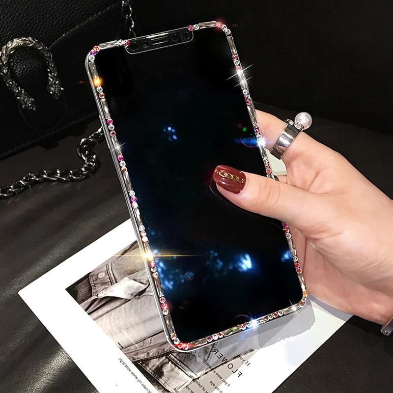 Diamant de lux 9D sticlă de protecție Pentru iphone XR XS MAX 11 12 Pro MAX 12 Mini-ecran protector Pentru iPhone 6 6S 7 8 Plus de sticlă 1