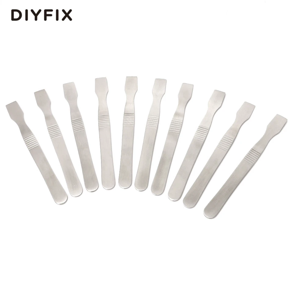 DIYFIX 10buc Metalice din Oțel Inoxidabil Cuțit Răzuitor pentru Telefon Mobil de Reparații Instrument Deschis 1