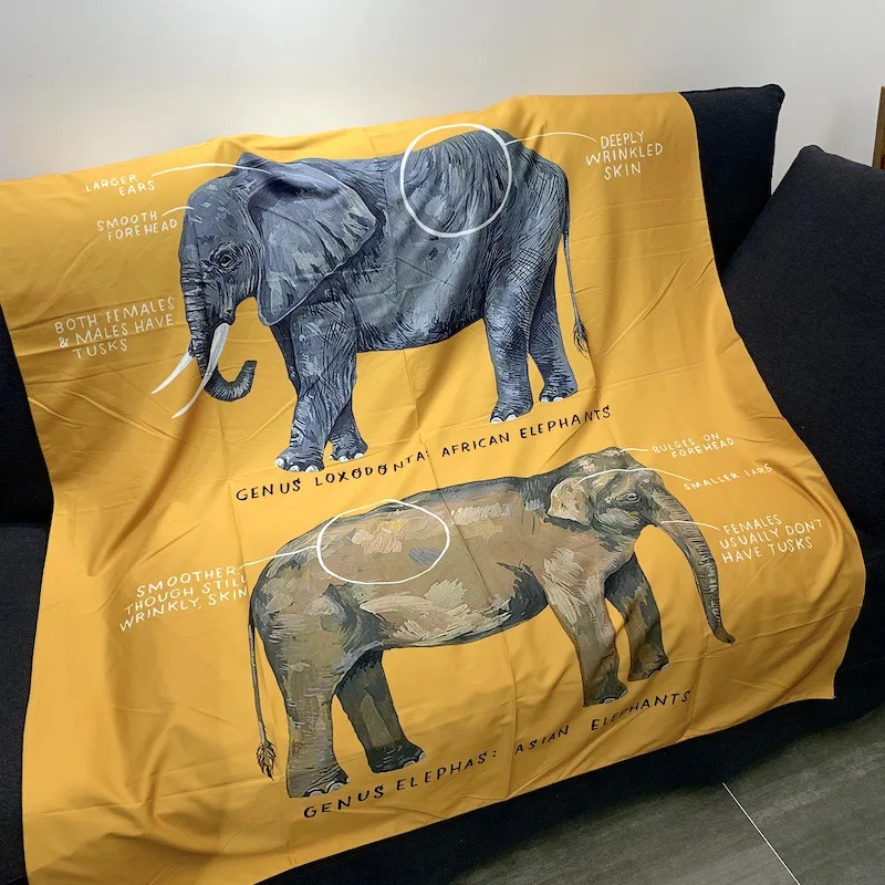 Elefant Tapiserie De Pe Perete Boem Plaja Poliester Mat Pătură Yoga Mat Acasă Dormitor Art Covor Tapiserii De Perete 1