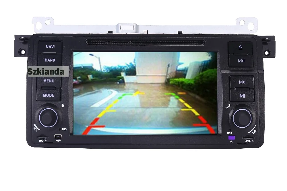 FIERBINTE ! HD ecran tactil 1 din 7 inch Android 10 car dvd player pentru BMW E46 M3 Cu Wifi 3G GPS Bluetooth Radio RDS volan 1