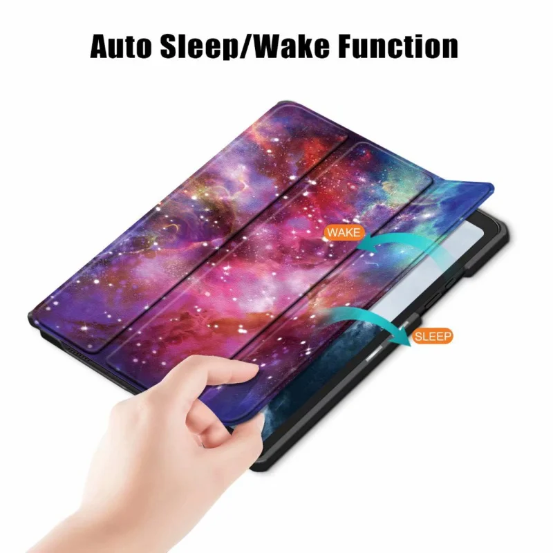 Folio Tri-fold stea de Caz Pentru Samsung Galaxy Tab A7 2020 10.4 inch comprimat veghe-Somn PU Capac din Piele pentru SM-T500/T505/T507+cadou 1