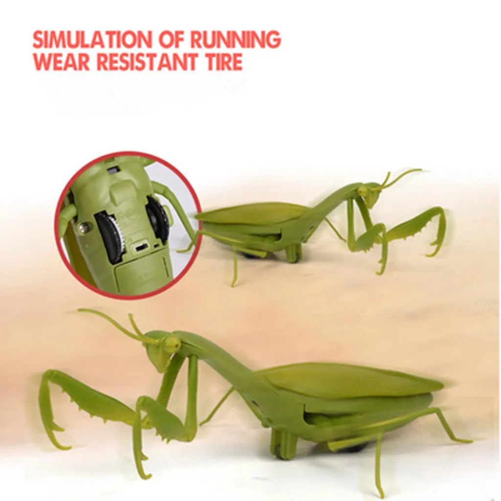 Infraroșu Control de la Distanță Realist Mini Mantis RC Insecte Înfricoșătoare Truc Jucărie de Simulare de Animale Glumă Amuzant pentru Copii pentru Copii Jucarie Cadou 1
