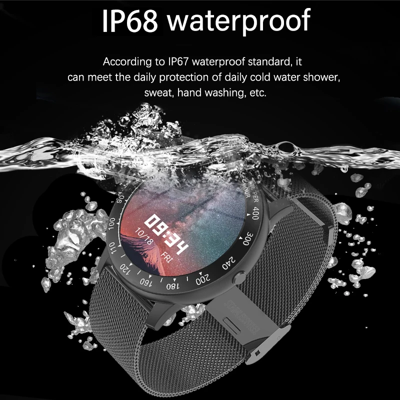 LIGE 2020 Full Touch de Moda Ceas Inteligent Femei barbati Sport Impermeabil pentru Android/ios informații Apel smartwatch Pentru femei barbati 1