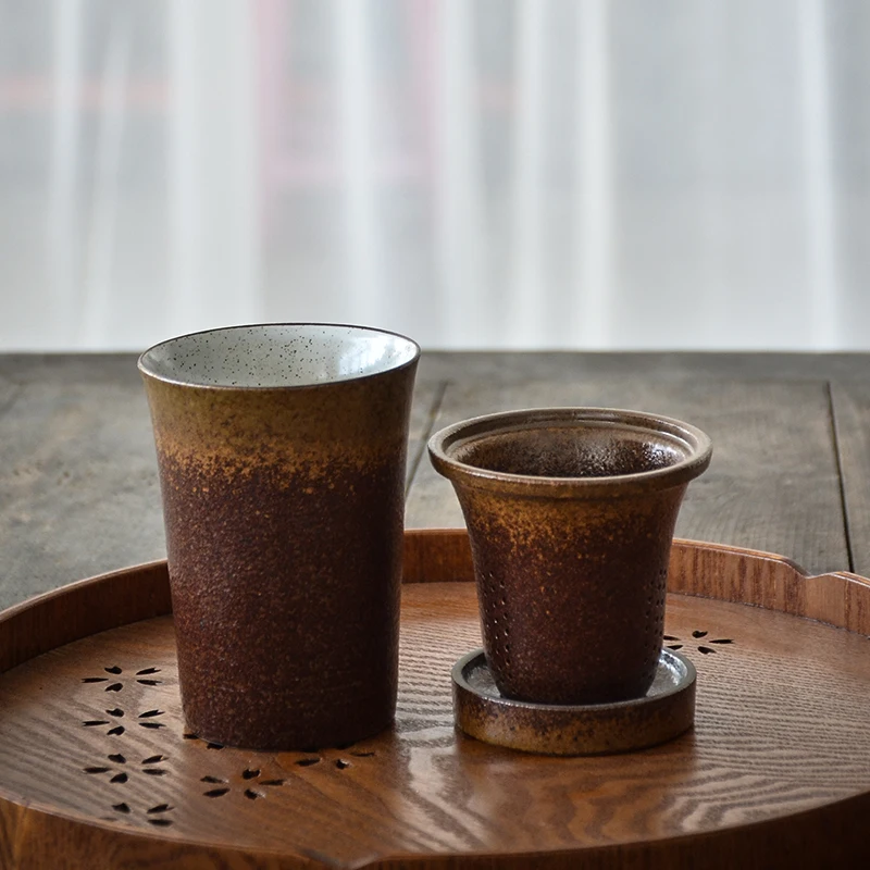 LUWU ceramice cani de ceai cu filtre chineză ceasca de cafea ceasca de ceai drinkware 240ml 1