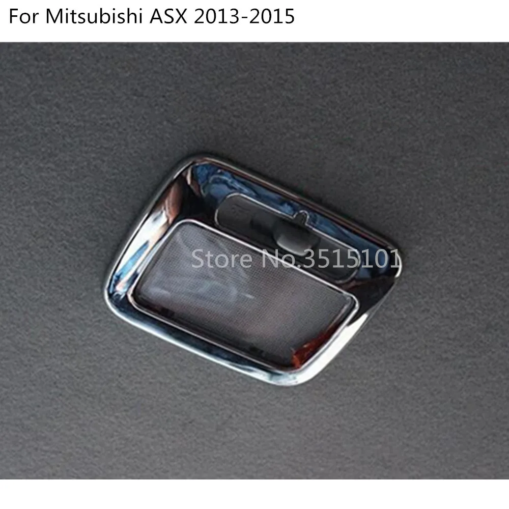 Masina de acoperire ABS Cromat cap fata spate citit lectură lumina acoperiș cadru comuta butonul trim Pentru Mitsubishi ASX 2013 1