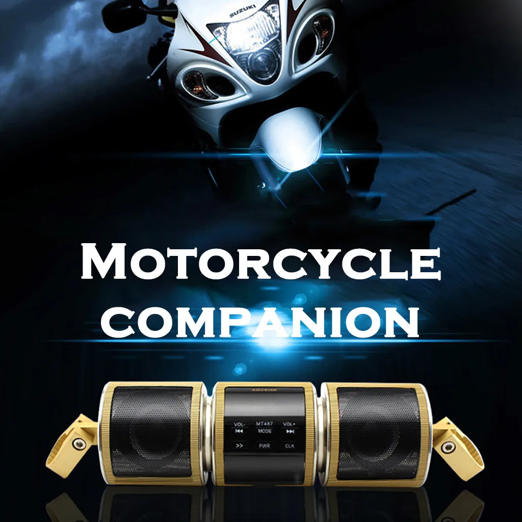 Motocicleta Bluetooth MP3 Car Audio Music Player rezistent la apa Anti-furt de Motociclete Accesorii accesorios de moto 1