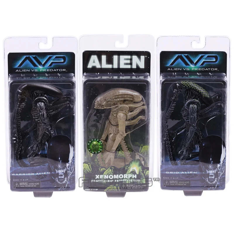 NECA Alien vs Predator Xenomorph / Războinic Extraterestru / Grila Străin PVC figurina de Colectie Model de Jucărie 1