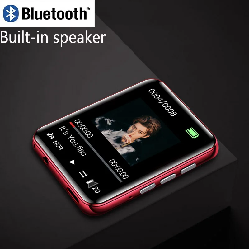 Noi RUIZU metal Bluetooth MP3 player touch screen full built-in difuzoare radio de înregistrare e-book redare video 1