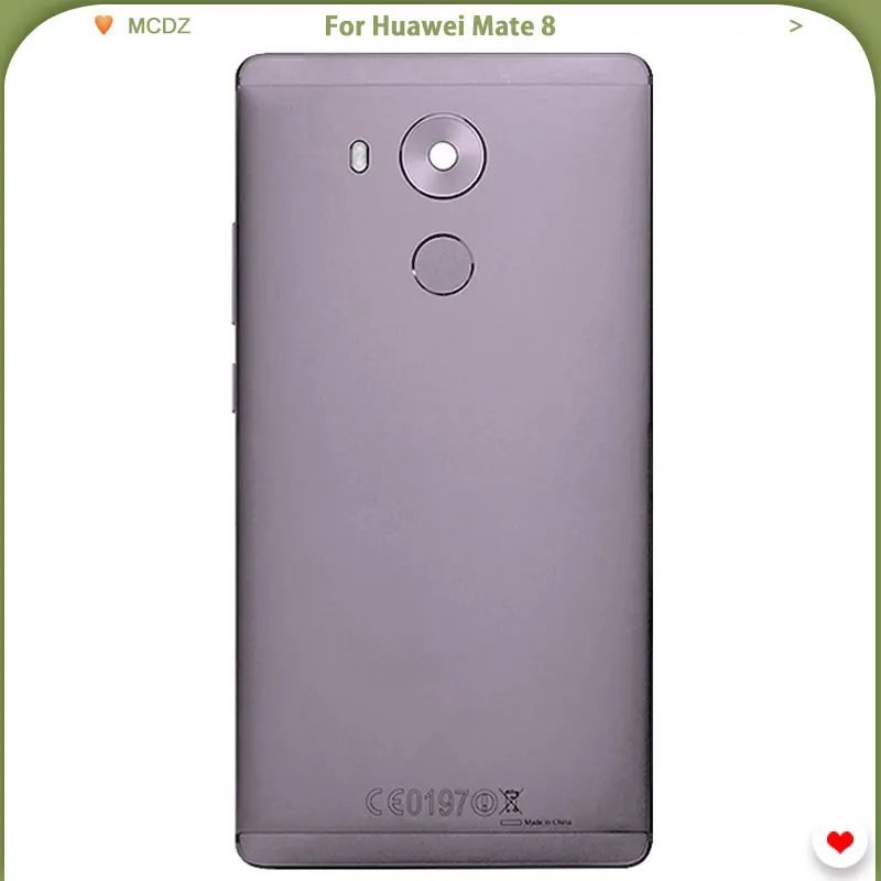 Noul Mate 8 Capacul Bateriei Pentru Huawei Mate 8 Telefonul Înapoi de Locuințe Spate Caz Acoperire Capac + Rama Camera + Parte + tasta de Amprente 1