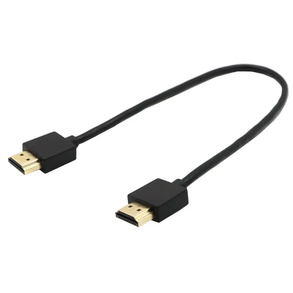 OD 3.0 mm Super Soft Compatibil HDMI 2.0 de sex Masculin Pentru Micro-HDMI și Mini-HDMI de sex masculin Cablu Subțire 2k Hd 4k @60hz Lumină-greutate Portabil 1
