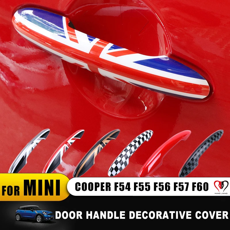 Pentru Mini cooper F55 F56 F54 F57 F60 Countryman Styling Auto Mânerului Exterior al Portierei Capacul Ornamental Caz de Protecție accesorii auto JCW 1