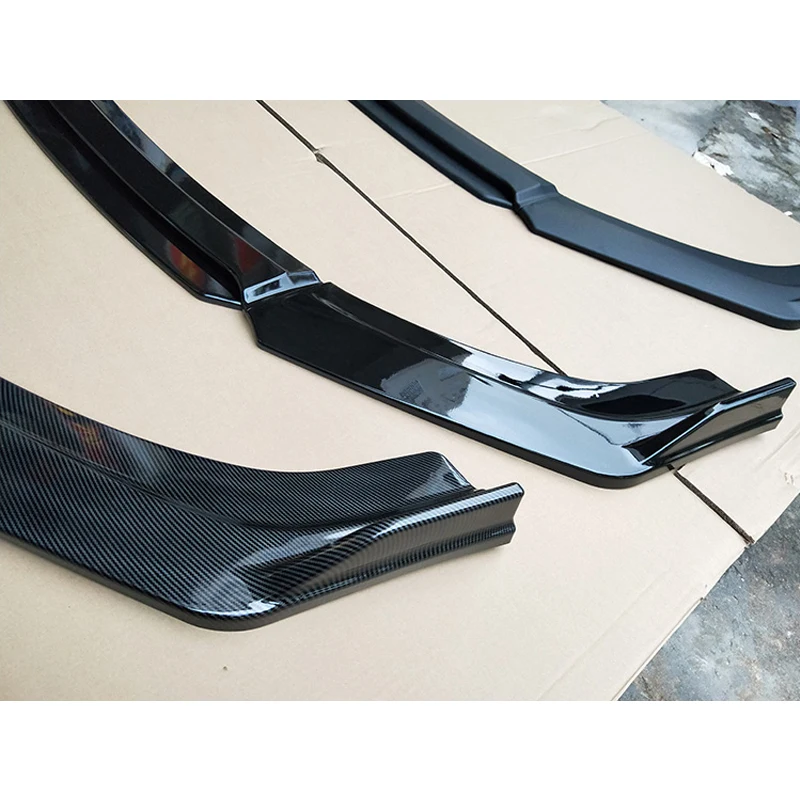 Prelungire Bara Fata Spoiler Protector Placa De Buze Kit De Caroserie De Carbon Suprafata Bărbie Lopata Contrast De Culoare De Proiectare Pentru Hyundai Elantra 2012- 1