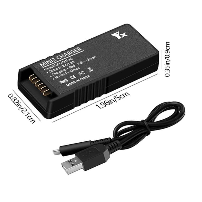 QC3.0 Încărcător de Baterie USB Adaptor de Încărcare pentru D-JI Mini 2 Mavic Mini2 Drone 1