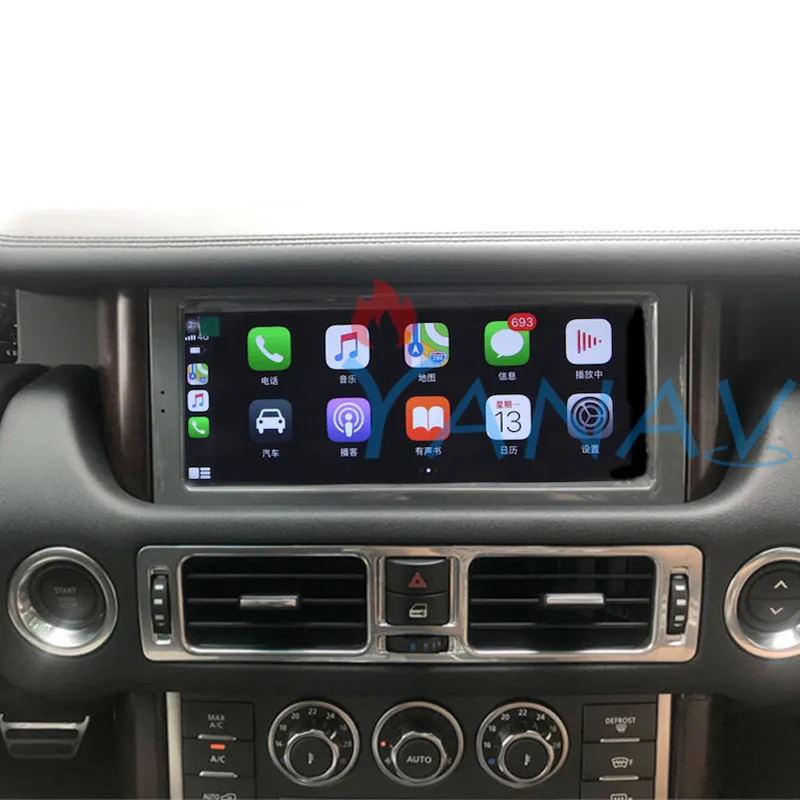 Radio auto Multimedia GPS Navi Șeful Unității Pentru Range Rover Vogue V8 L322 2002-2012 Audio Auto 2 Din Android Receptor Stereo 1