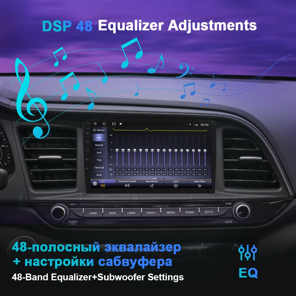 Radio auto pentru Toyota RAV4 4 2012-2018 2din Android Player Multimedia, Navigare GPS Bluetooth Wifi 4G Autoradio Streeing Roata 1