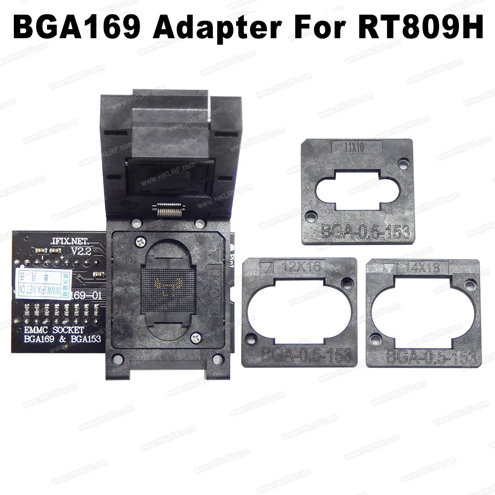 RT-BGA169-01 V2.3 EMMC Loc EMCP153 EMCP169 Soclu pentru RT809H Programator 11.5*13mm Adăuga mai mult de 3 buc Matrix 1