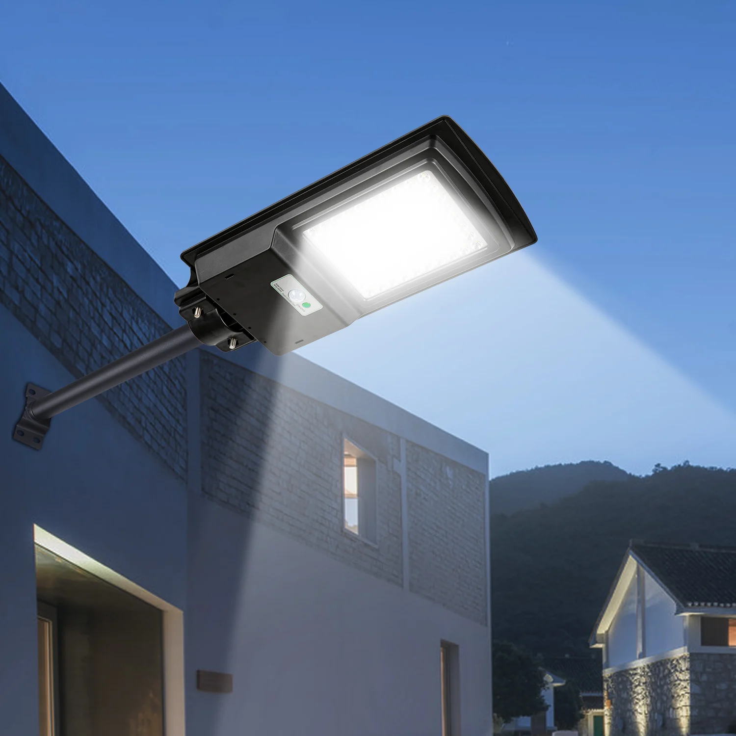 Rugină-dovada Suport de Oțel pentru energie Solară Wall Street Lumina Lampa cu Suport de Bază și Accesorii de Montare 1