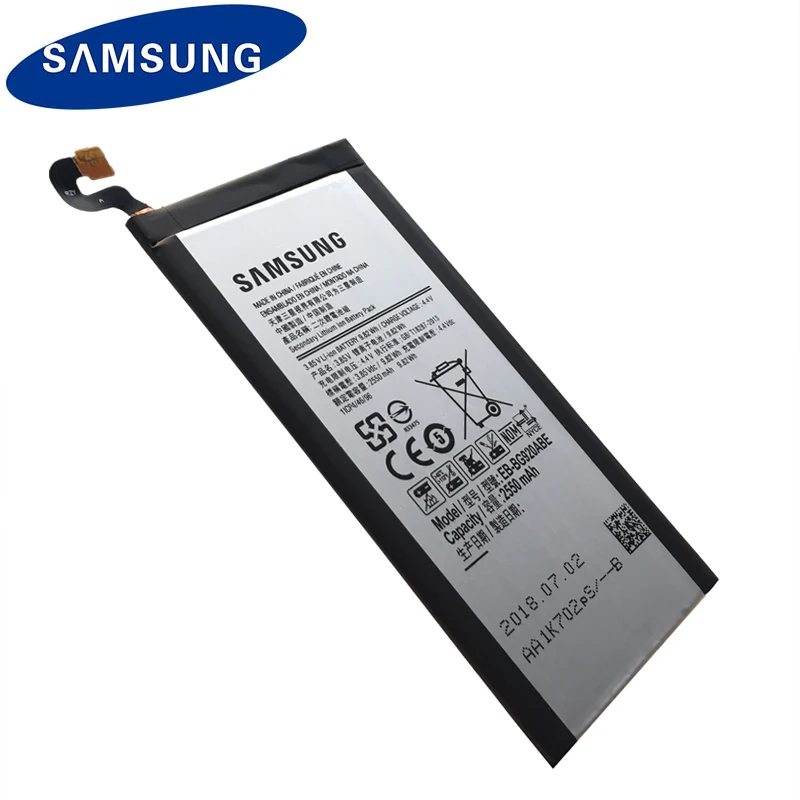 Samsung Originale EB-BG928ABE Baterie EB-BG920ABE Pentru GALAXY S6 SM-G920 G920F S6 edge Plus SM-G9280 EB-BG925ABE S6 Edge G925F 1