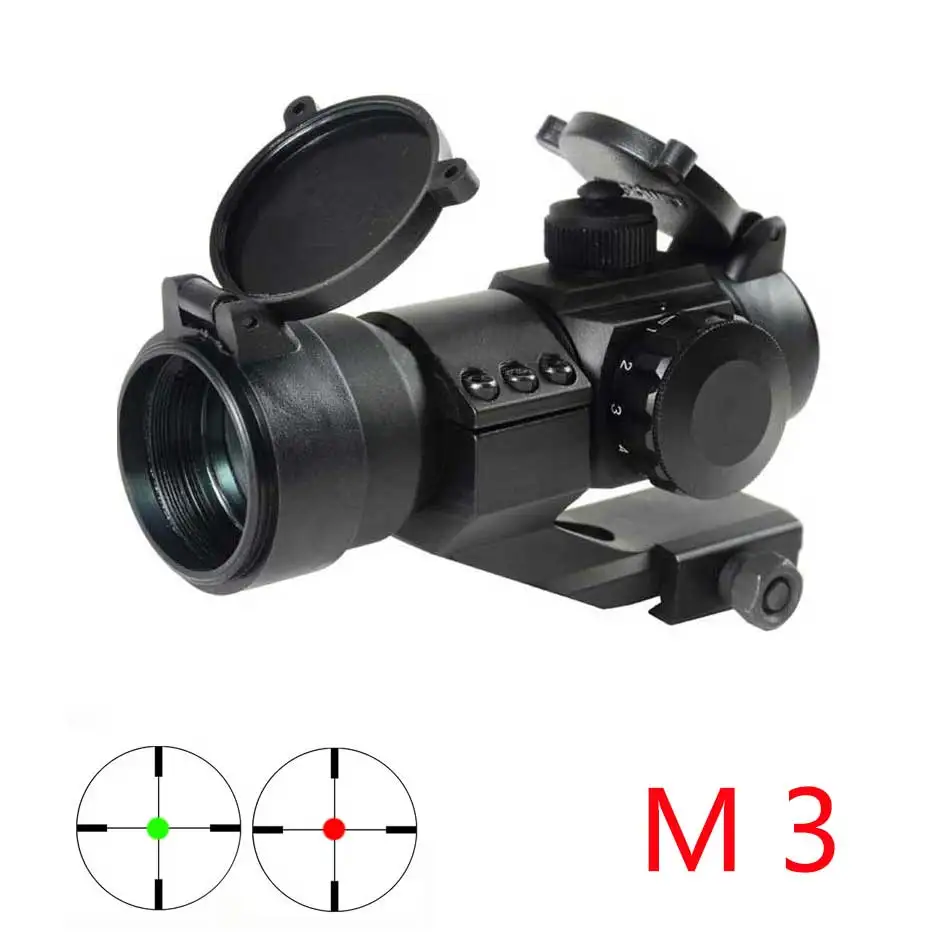 Scopul LA M3 vedere Optic Holografic Red Dot Vânătoare domeniul de Aplicare Colimator Pușcă Reflex de Tragere în Formă de L de Montare Pentru pistol cu Aer 1