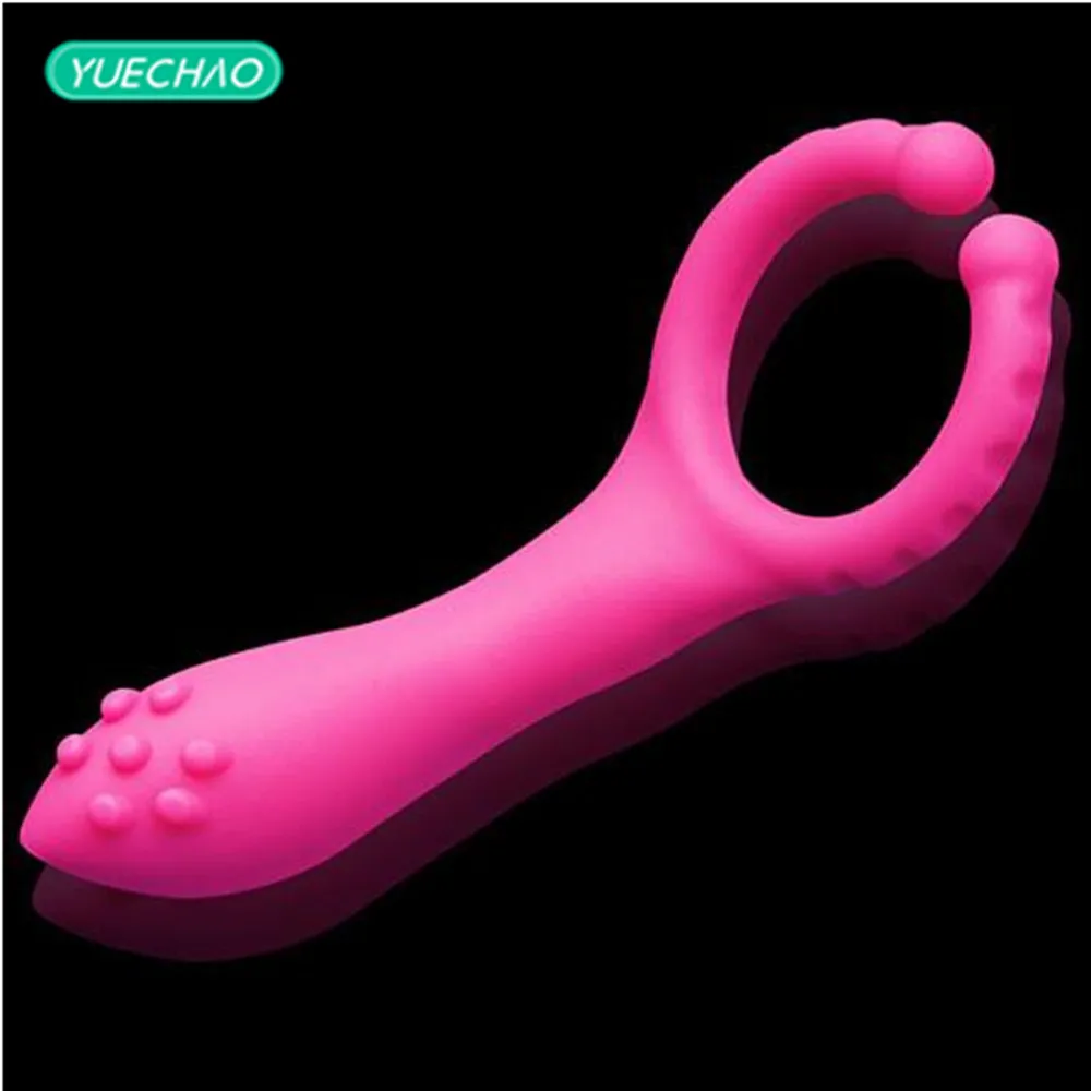 Silicon Vibrator rezistent la apa Cockring Inel Penis Vibrator intarzierea Ejacularii cu Stimulator Clitoridian Jucărie Sexuală 1