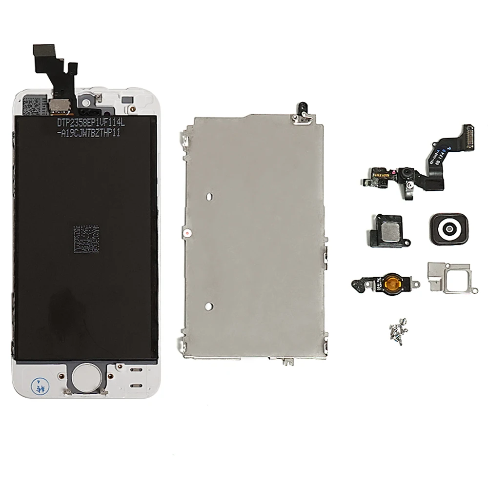 Sinbeda Pentru iPhone 5 5s se 5c Display LCD Touch Screen Digitizer Asamblare+Butonul Home +Camera Fata+Difuzor Ureche Ecran Complet 1