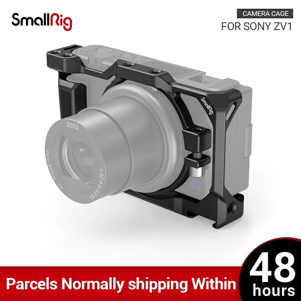 SmallRig ZV1 Camera Cușcă pentru Sony ZV1 Camera Vlogging Camera Rig Greutate de Lumină se Poate atașa cu Trepied pentru Vlog Video 2938 1