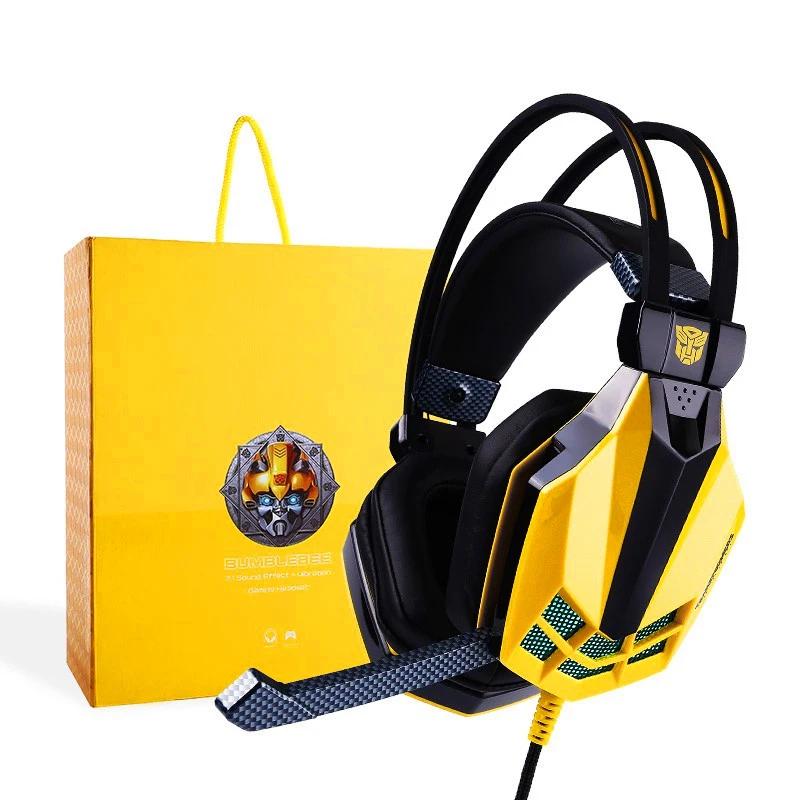 Somic Transformers bumblebee căști de gaming TB-75 inteligent vibrații 7.1 Channel USB cablu Profesional esport joc cască 1