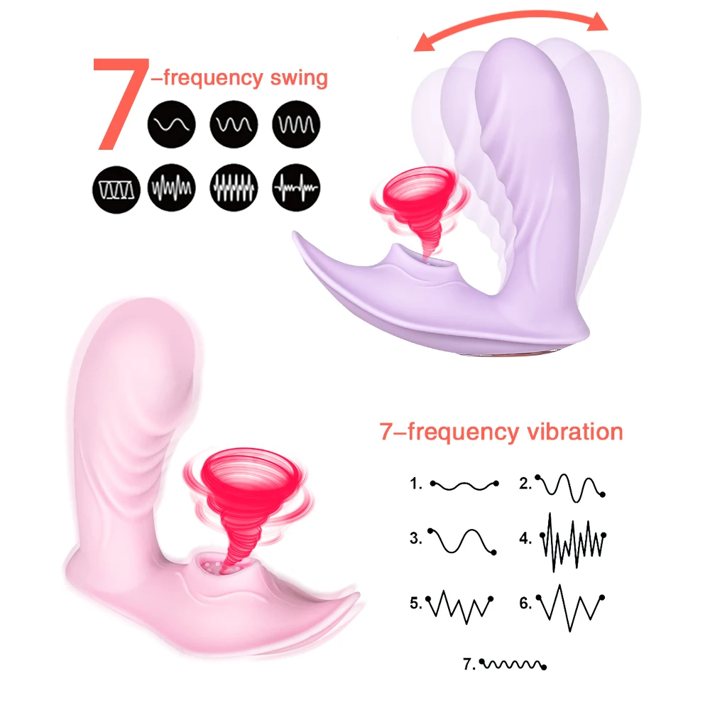 Suge Penis artificial Vibratoare Jucarii Sexuale pentru Femei Cupluri Adulte punctul G și Clitorisul Fraier Stimulator Clitoris cu Telecomanda Produs de Magazin 1