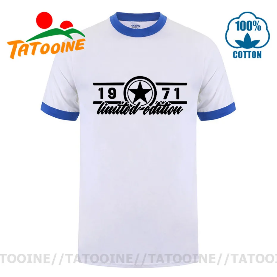 Tatooine Vara Noua Editie Limitata 1971 Tricou Barbati din Bumbac O-gat Maneci Scurte 1971 Cadou de Ziua Tee Topuri Născut în 1971 T-shirt 1