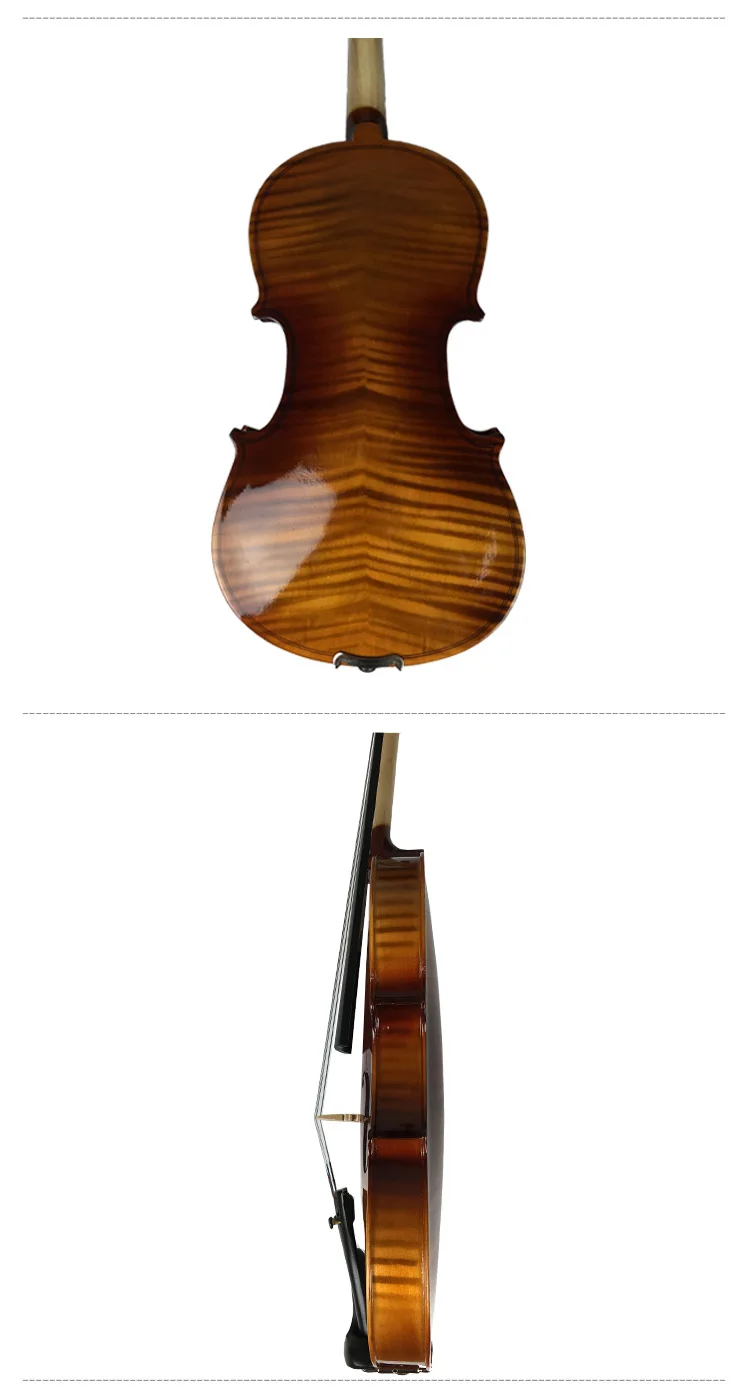 ZONAEL Noi 4/4 3/4 1/2 1/4 1/8 Incepator Vioara Antic Arțar Vioara Full Violino 3/4 Manual Instrument Muzical & Caz Arc 1