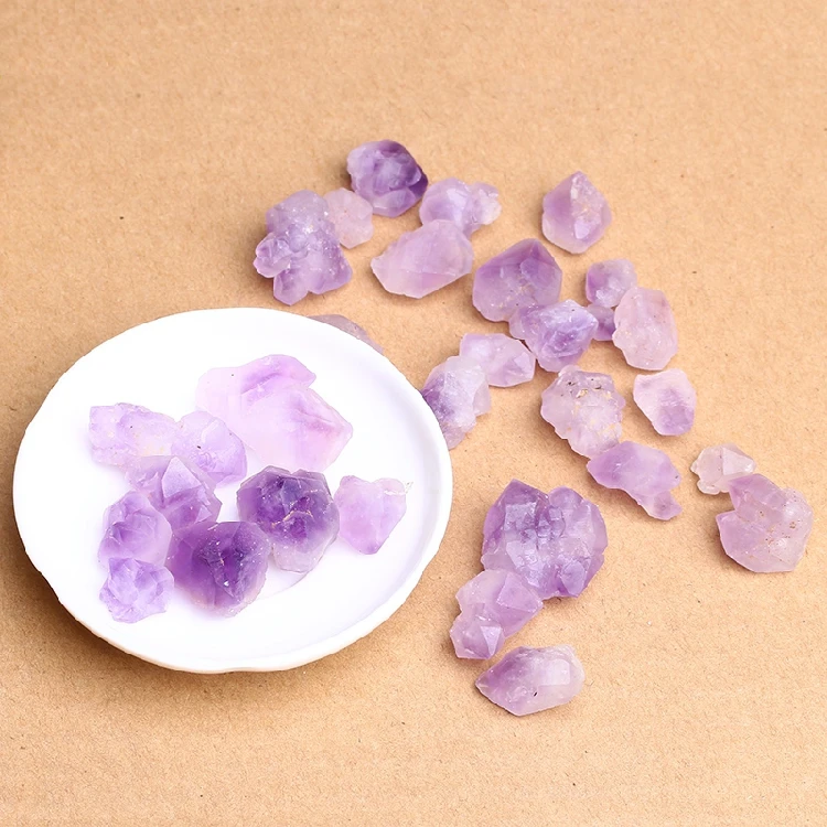 100g Prime în Vrac Piatra de Cristal de Ametist Neregulate Piatra Naturala Violet Minerale Pentru Vindecarea Chakra de Colectare a mostrelor de Grădină DecorD2 2