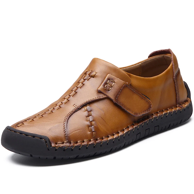2020 Brand De Înaltă Calitate Bărbați Pantofi Din Piele Mocasini Pantofi Respirabil Primavara Toamna Pantofi Casual În Aer Liber Non Slip Barbati Adidasi 2