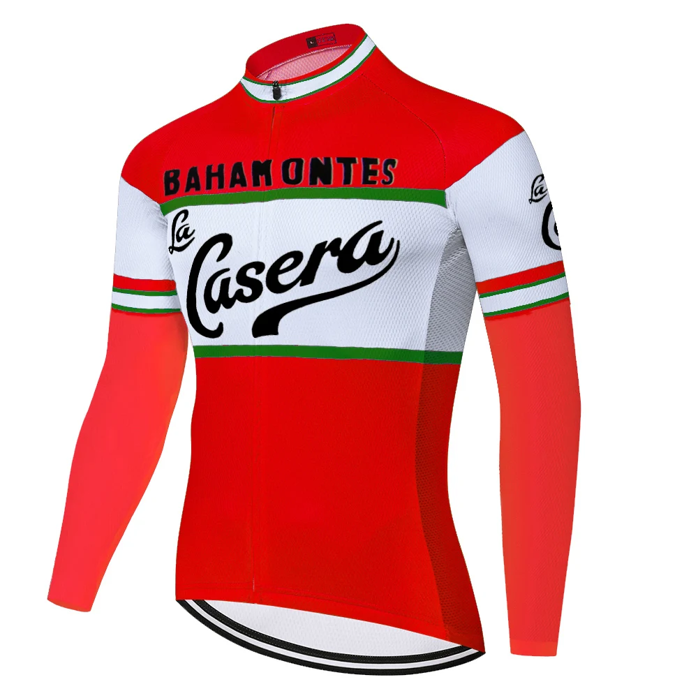 2020 echipa pro Casera retro ciclism jersey cu maneca lunga vară primăvară camiseta ciclismo barbati lungă jersey ciclismo hombre 2