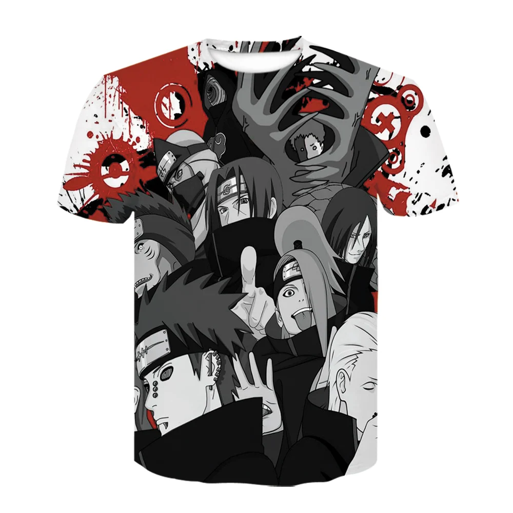 2021 Bărbați T-shirt Anime Naruto Tineret pentru Copii T-shirt 3DT-shirt Naruto Tricoul Cosplay Sus Men ' s T-shirt 2