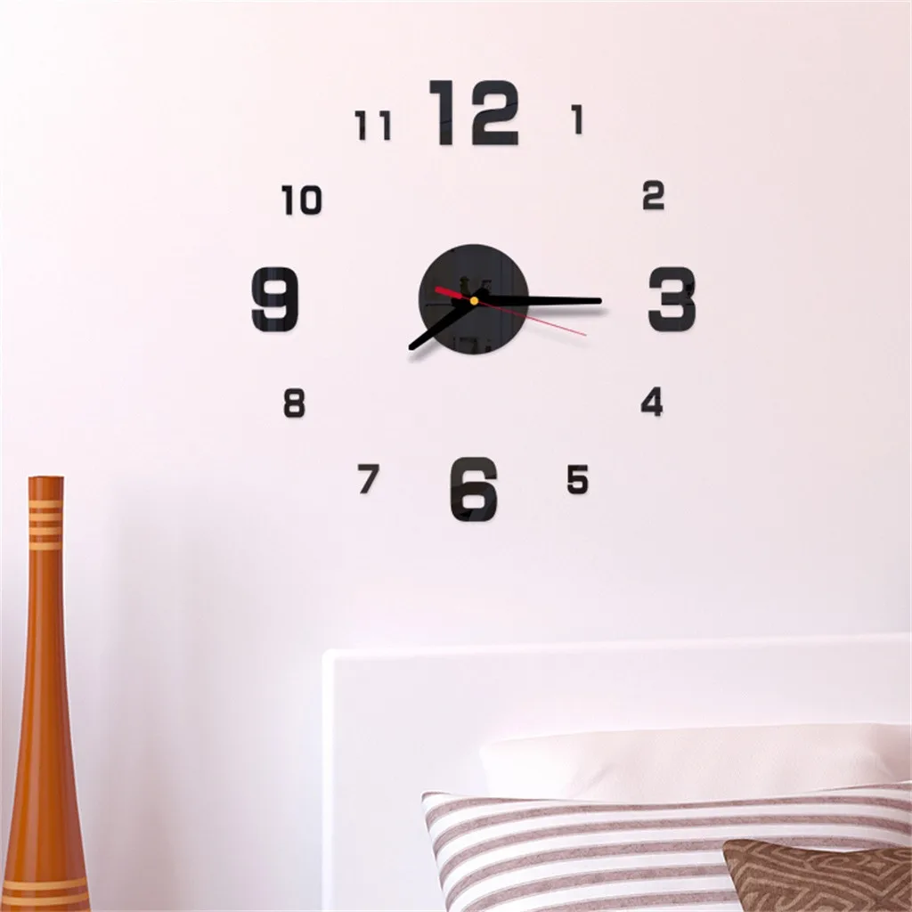 25# 3d Diy Roman Numere de Acril Oglindă de Perete Sticker Ceas de Perete Ceasuri Pentru Home Decor Mural Decalcomanii de Acasă Decorare Accesorii 2