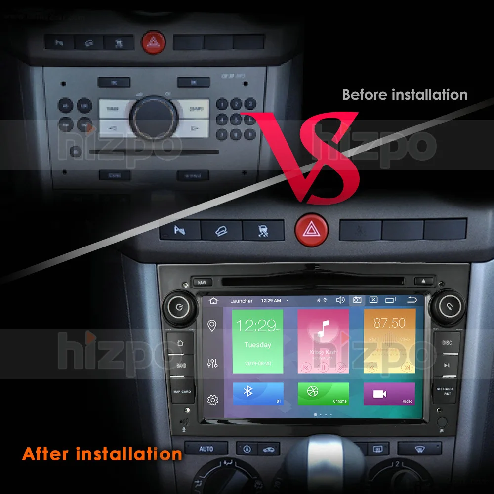 2Dins 4G+64G Android 10 PX5 Multifunctional stereo Auto Pentru OPEL Combo Antara Zafira Corsa cu WIFI GPS SWC etc audio de navigare 2