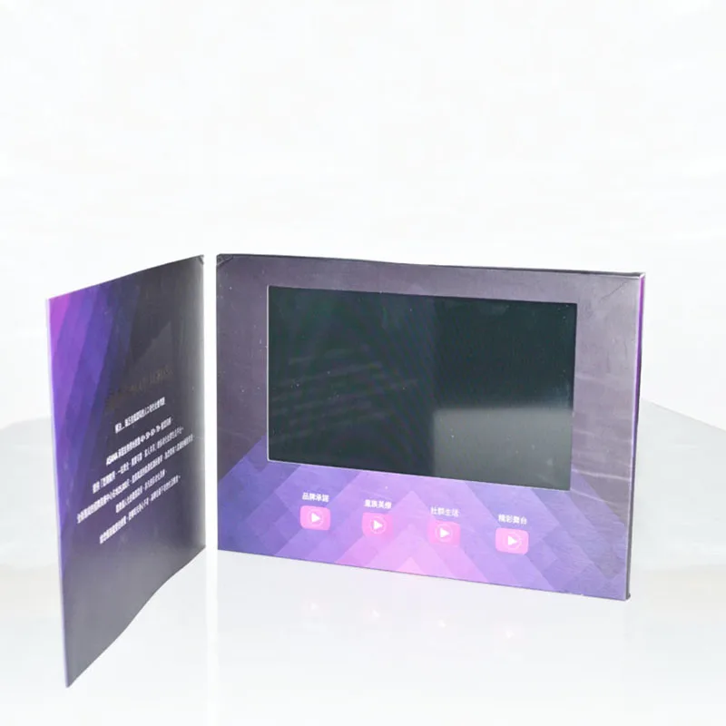 7 Inch Digital de Afaceri Ecran LCD Video de Felicitare Pentru Invitație Cadou Populare Chineze Carte LEXINGDZ 2