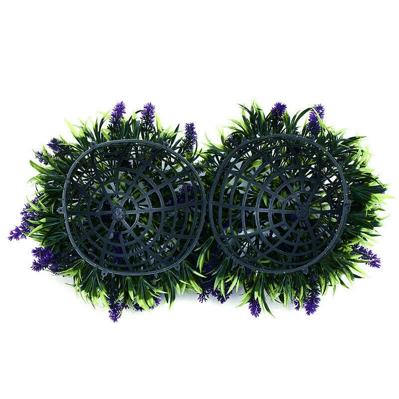 Artificiale Violet Lavanda Agățat arta Topiata Minge de Flori de Plante Decor Coș Ghiveci 30cm 2