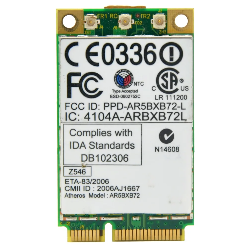 Atheros AR5418 AR5008 2.4 GHz & 5.0 GHz 300Mbps Mini WiFi PCI-e Adapter Wireless WLAN Card pentru ThinkPad X60 X60S X 61 R60 R60 T60 2