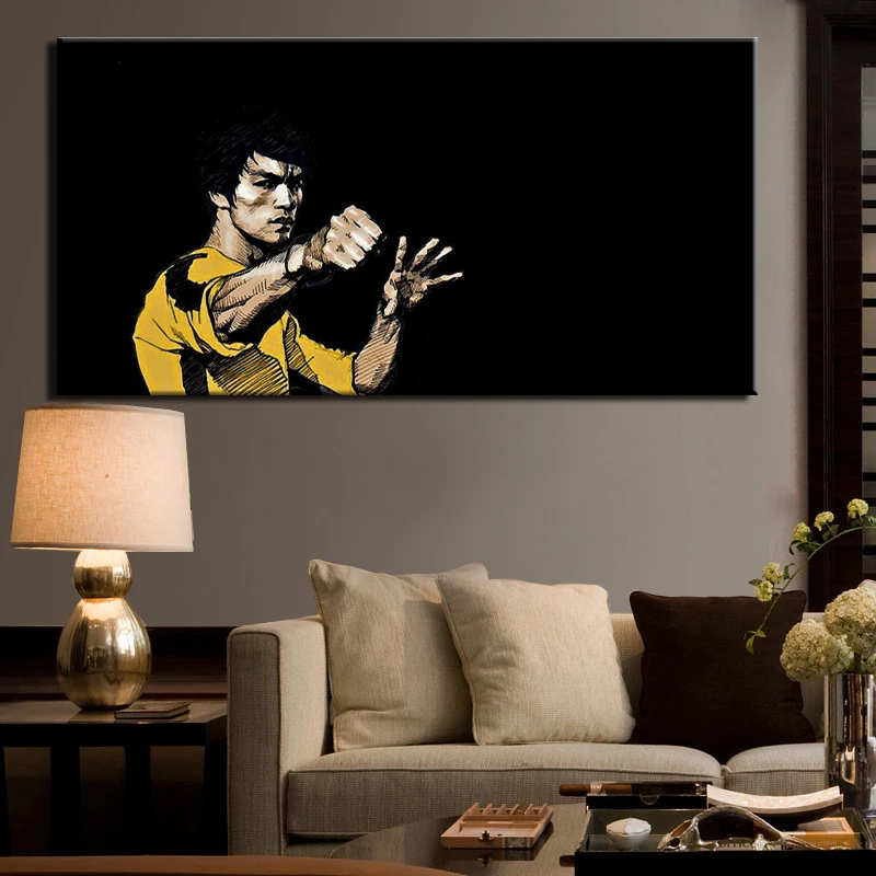 Bruce Lee Postere Si Printuri de Arta de Perete Decor Acasă Kung Fu Superstar Tablouri Canvas Poze de Perete pentru Living Decorul Camerei 2