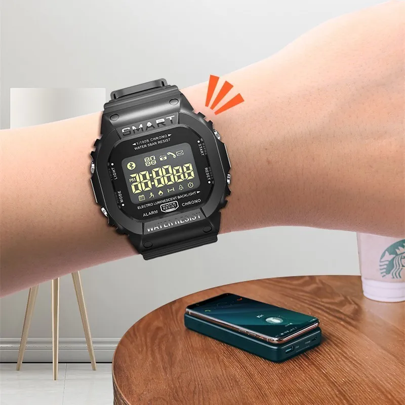 COXRY Dreptunghi Ceas Inteligent Ceasuri Sport Barbati Bratara 2019 Funcționare Smartwatch Femeile Electronice Digitale Ceas de mână Ceas Deșteptător 2