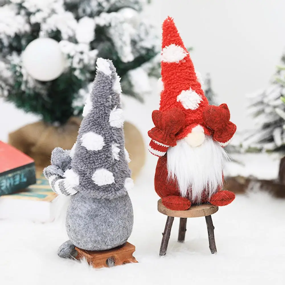 Crăciun fericit Lung Pălărie suedeză Santa Gnome Papusa de Plus Ornamente Minunat Elf Holiday Home Decor de Anul Nou Navidad 2