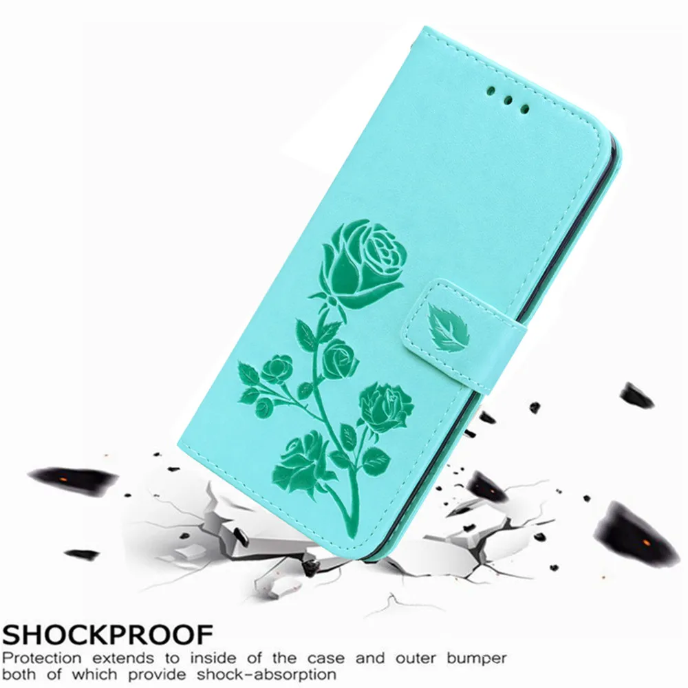 De lux Piele Flip Carte stil de Caz pentru Xiaomi Redmi 4A Floare Trandafir Portofel Stand Cartelei Caz Telefon Sac coque 2