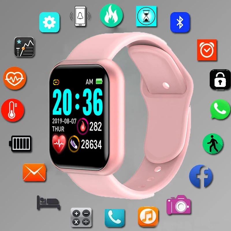 Digital Inteligent ceas sport Femei ceasuri led-uri digitale ceas de mână electronic de fitness Bluetooth ceas de mana Barbati copii ore uita-te 2