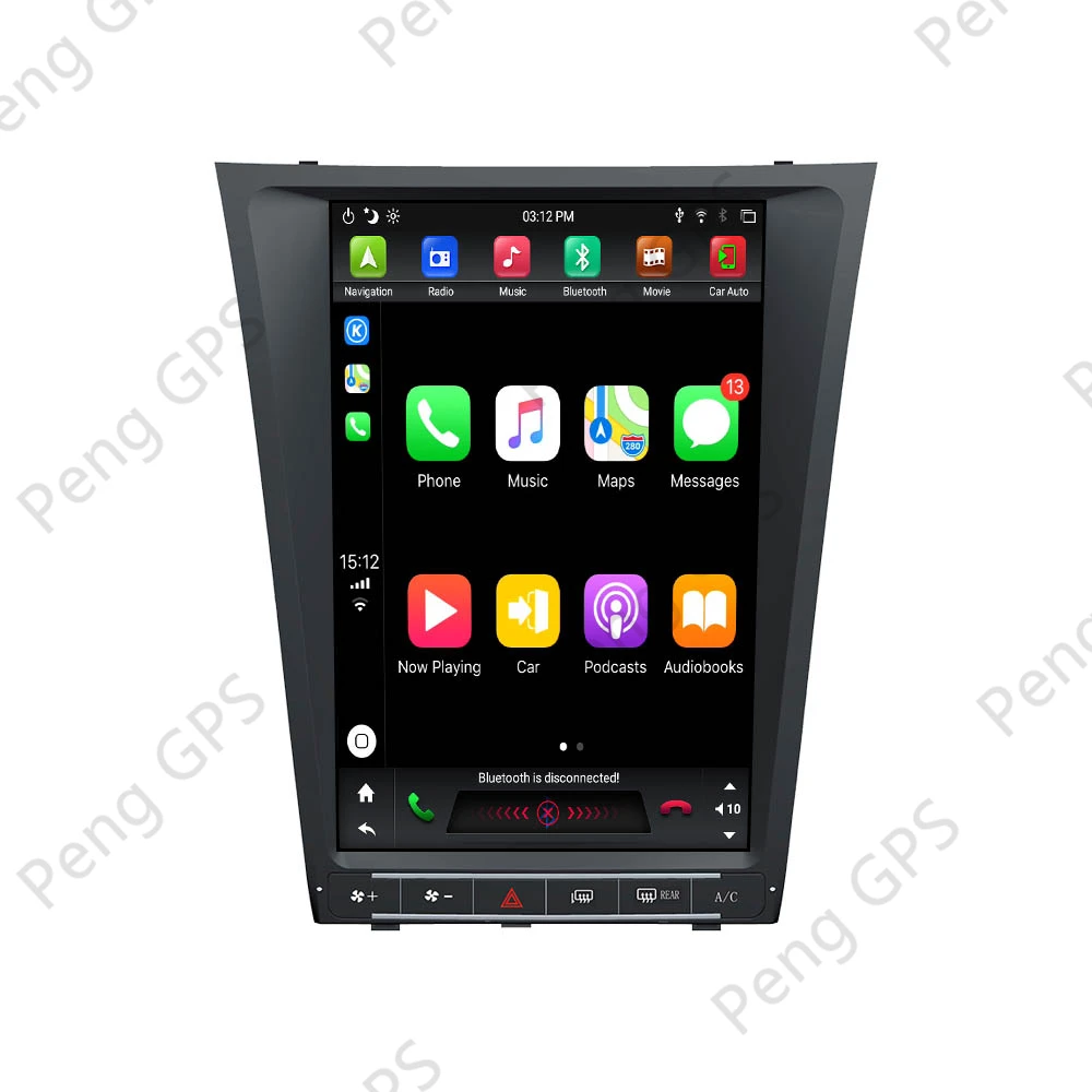 DVD Player Pentru Lexus GS300 GS460 GS450 GS350 Android Setreo Radio Multimeida de Navigare GPS Unitatii Touchscreen Bluetooth 5.0 2