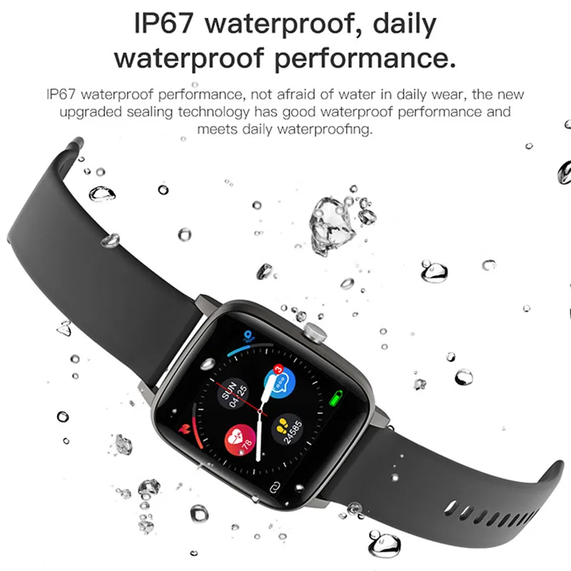 ESEED V98L Ceas Inteligent bărbați femei 1.4 inch ecran BT5.0 IP67 rezistent la apa smart watch sport fitness pentru apple telefon android ceas 2