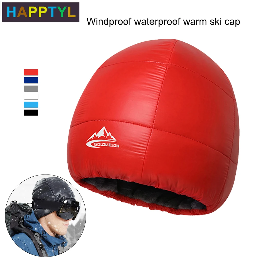 HAPPTYL 1buc Alpinism, Schi Pălăria în aer liber, Waterproof, Windproof Rață Jos Șapca de Iarnă pentru Bărbați Și Femei de Schi Capac 2
